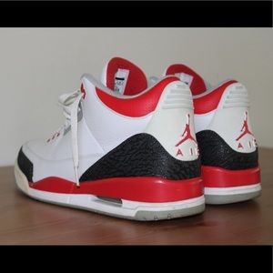 Authentic Jordan 3 Retro Fire Red (2013)